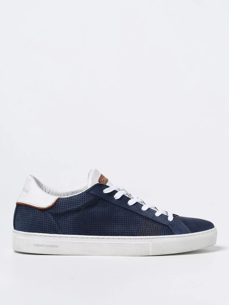 商品Crime London|Crime London sneakers in perforated suede,价格¥595,第1张图片