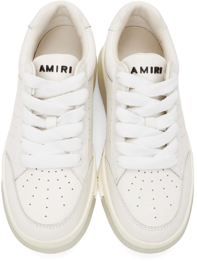 商品AMIRI|White Stadium Low Sneakers,价格¥4848,第5张图片详细描述