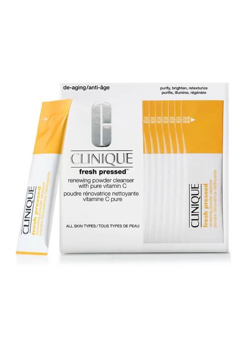 商品Clinique|Fresh Pressed Renewing Powder Cleanser With Pure Vitamin C,价格¥330,第1张图片