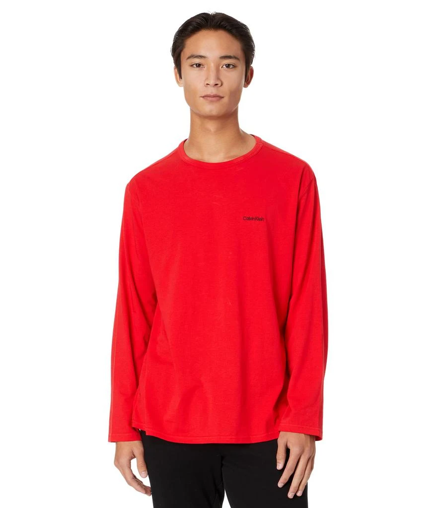 商品Calvin Klein|Modern Cotton Holiday Lounge Long Sleeve Crew Neck,价格¥206,第1张图片