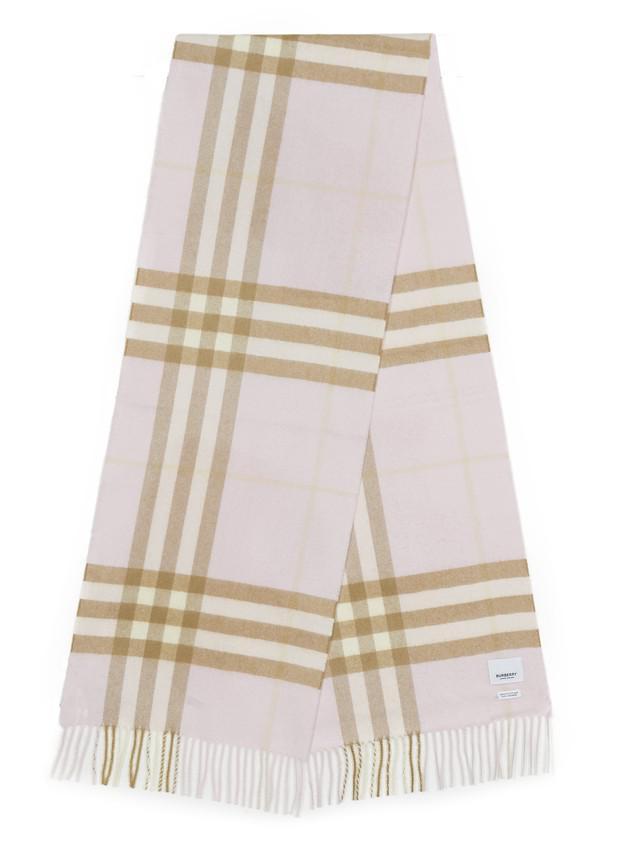 商品Burberry|经典格纹山羊绒围巾,价格¥3904,第6张图片详细描述