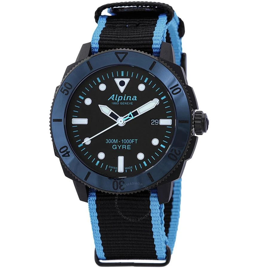 商品Alpina|Seastrong Diver Gyre Automatic Black Dial Men's Watch AL-525LBN4VG6,价格¥3408,第1张图片