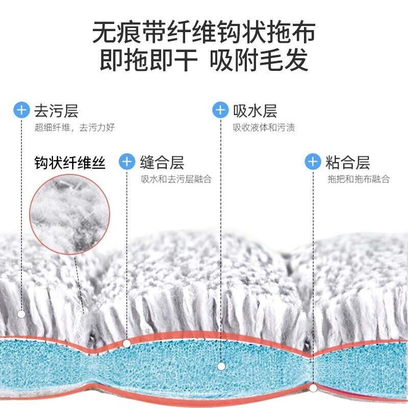 德尔玛喷雾喷水拖把木地板保养拖布喷水拖把家用 拖把 商品