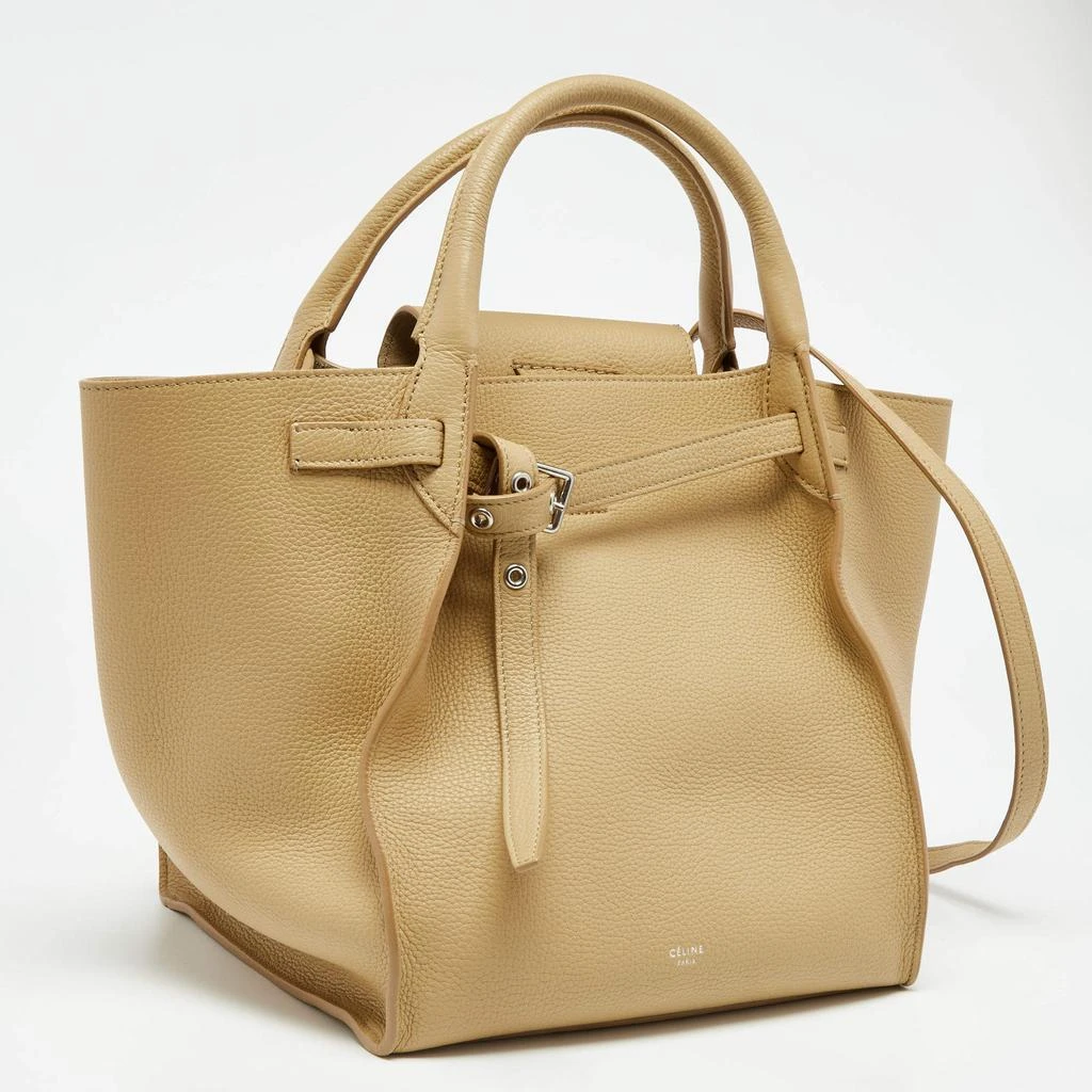 商品[二手商品] Celine|Celine Cream Leather Big Bag Bucket Bag,价格¥7129,第3张图片详细描述