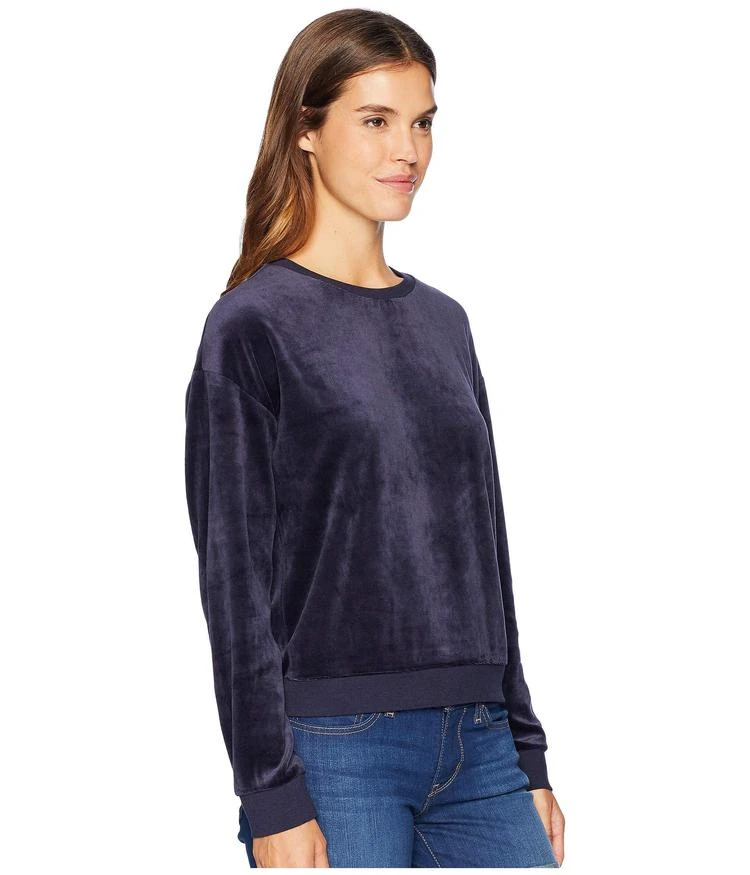 商品Juicy Couture|Track Lightweight Velour Paradise Cove Pullover,价格¥234,第4张图片详细描述