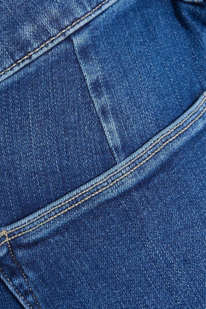 Faded high-rise flared jeans商品第2张图片规格展示