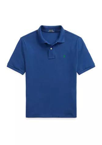 商品Ralph Lauren|Boys 8-20 Cotton Mesh Polo Shirt,价格¥364,第3张图片详细描述