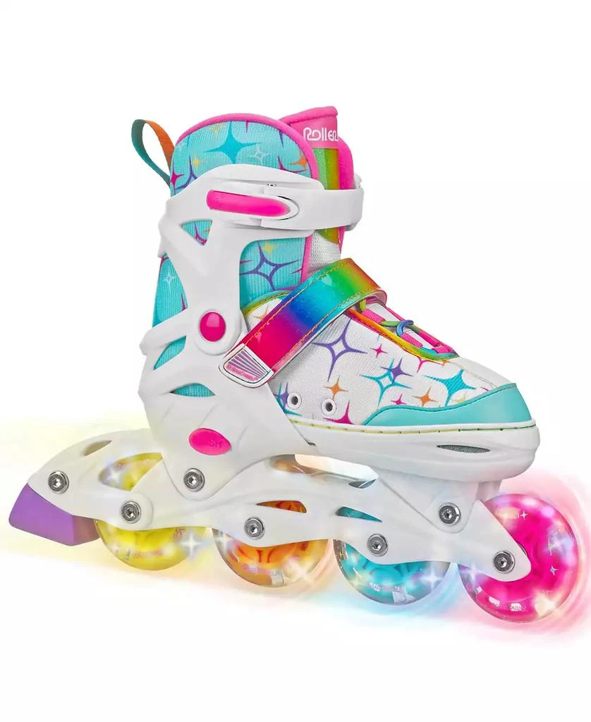 商品Roller Derby|Stryde Lighted Girl's Adjustable Skates Medium (2-5),价格¥452,第1张图片