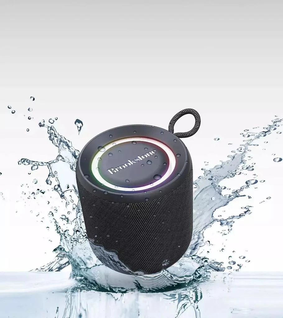 商品Brookstone|Aquabeat Wireless IPX6 LED Speaker,价格¥271,第2张图片详细描述