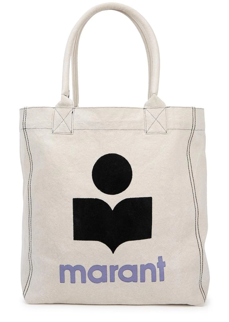 商品Isabel Marant|Yenky white logo canvas tote,价格¥1165,第1张图片