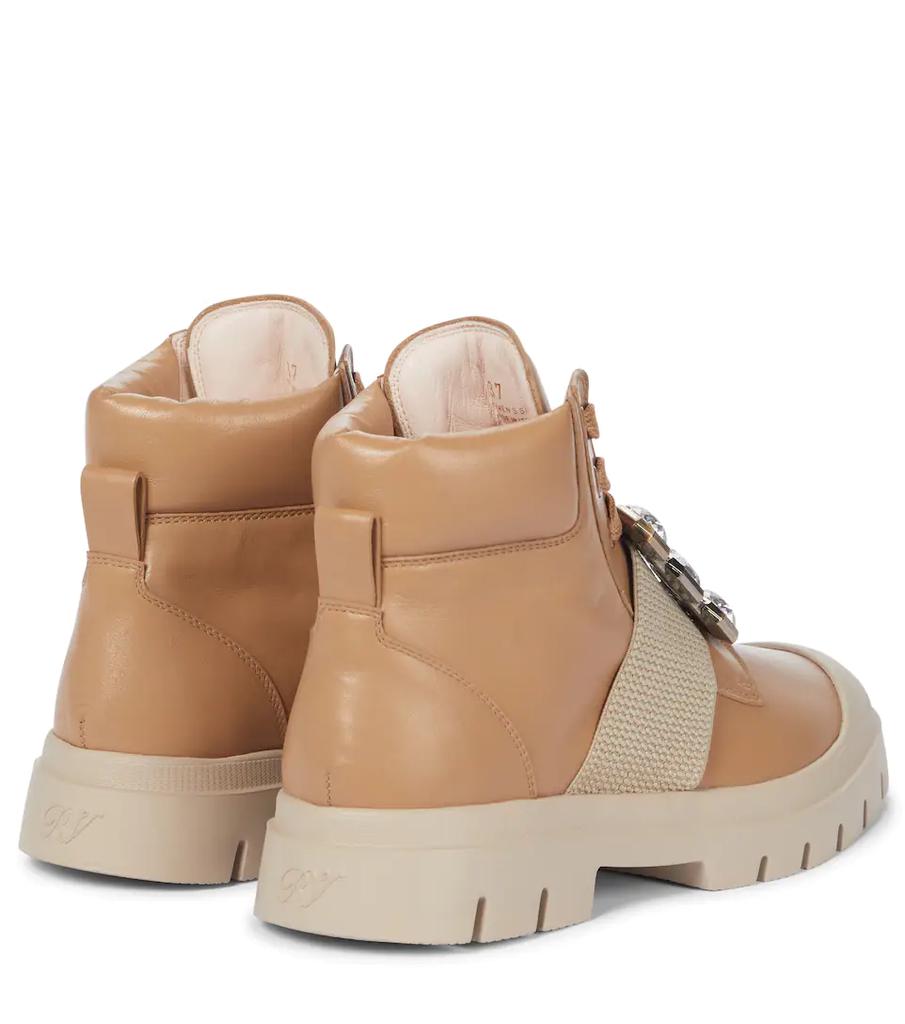 Exclusive to Mytheresa – Viv Desert leather ankle boots商品第3张图片规格展示