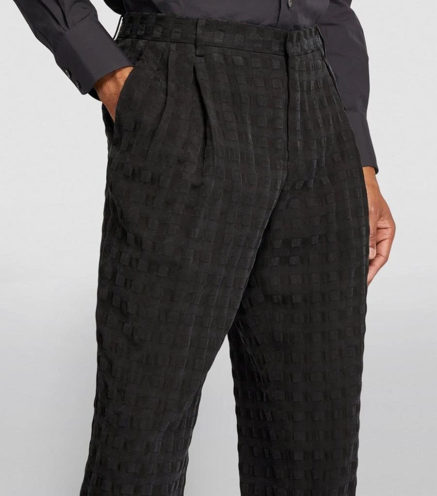 商品Giorgio Armani|Textured Trousers,价格¥9457,第4张图片详细描述