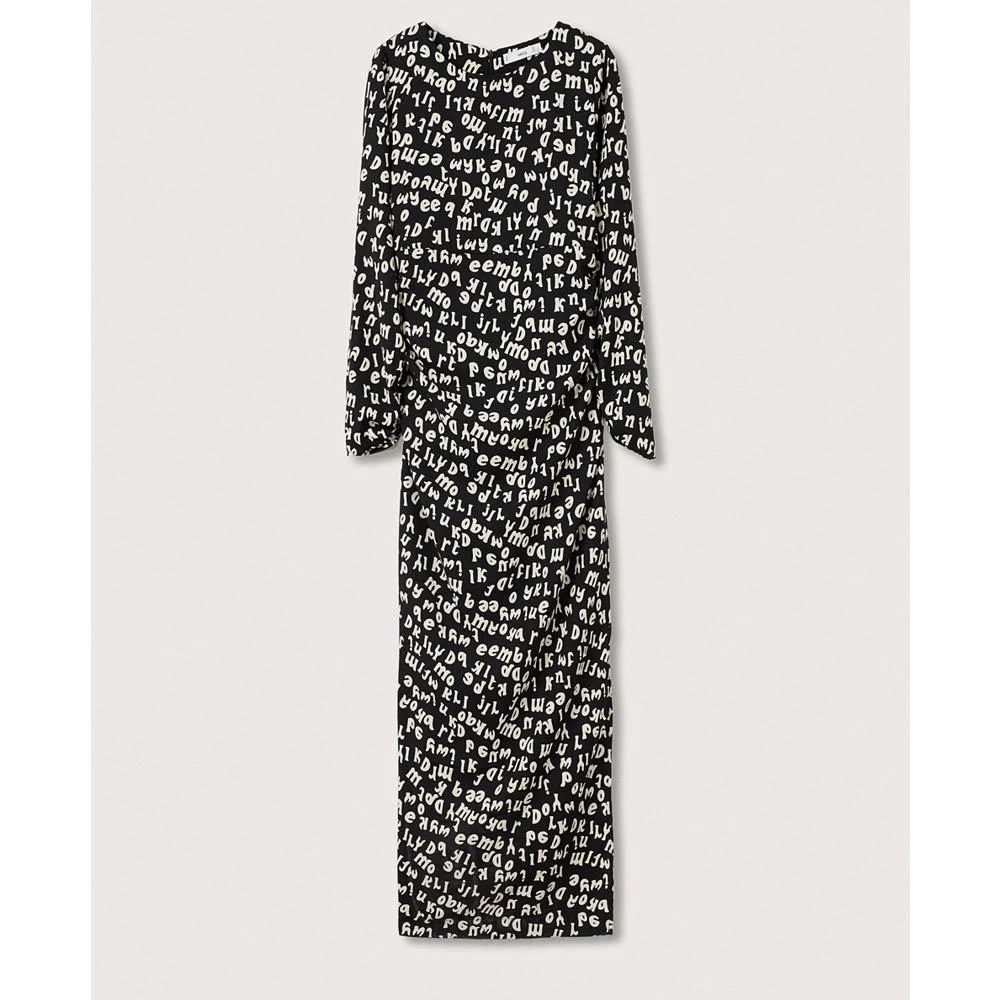 Women's Printed Ruched Dress 商品