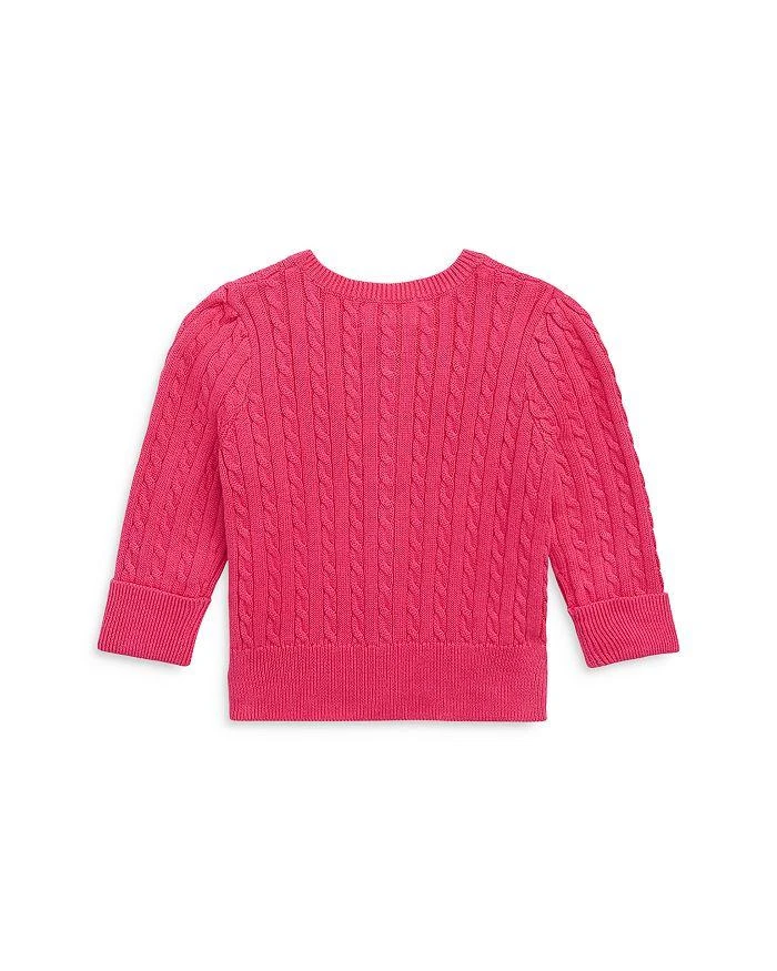 商品Ralph Lauren|Girls' Mini-Cable Cotton Cardigan - Baby,价格¥282,第2张图片详细描述