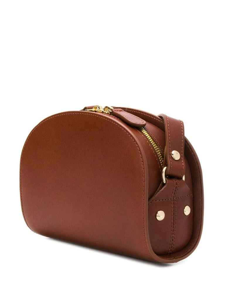 商品A.P.C.|A.p.c. women's brown leather shoulder bag,价格¥4130,第3张图片详细描述