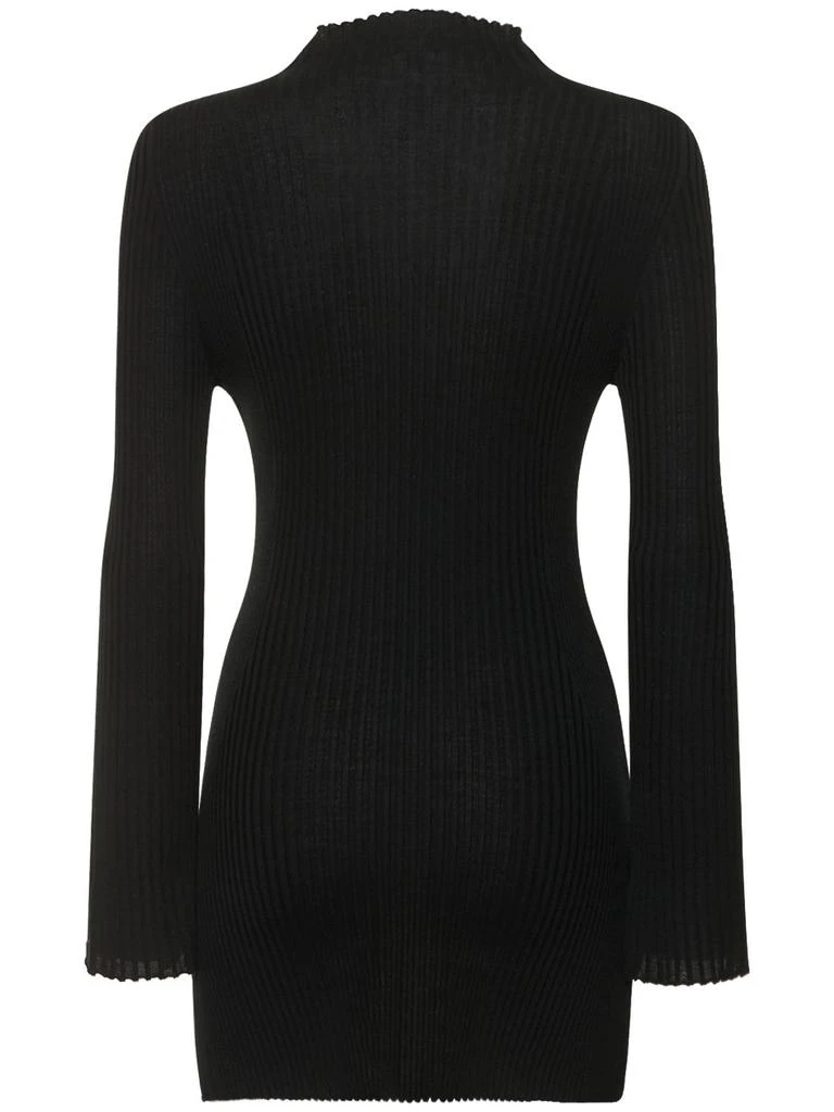 商品Wolford|Wool Ribbed Knit Long Sleeve Top,价格¥3368,第4张图片详细描述