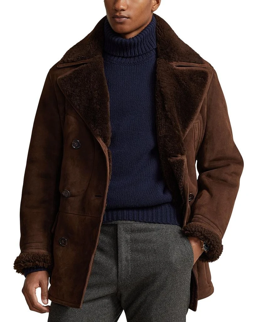 商品Ralph Lauren|Shearling Polo Coat,价格¥18256,第1张图片