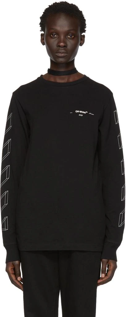 商品Off-White|Black Diag 3D Long Sleeve T-Shirt,价格¥2041,第1张图片