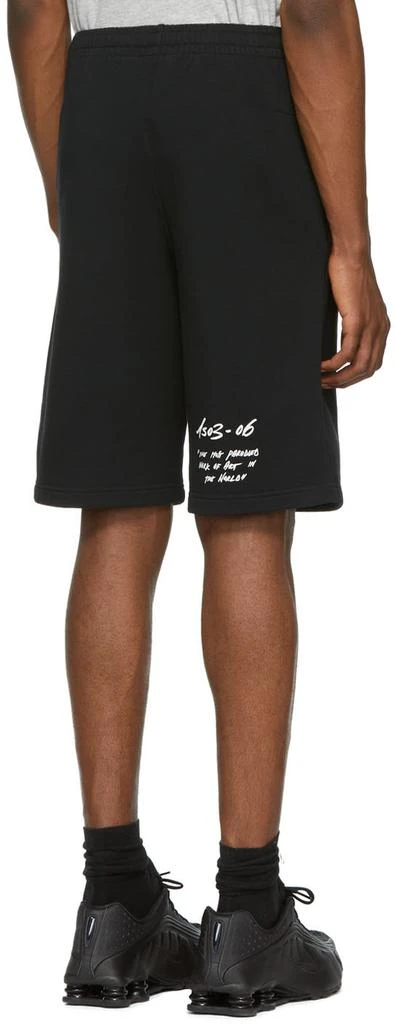商品Off-White|Black Monalisa Sweat Shorts,价格¥1821,第3张图片详细描述