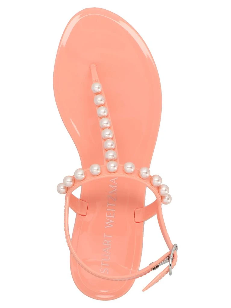 商品Stuart Weitzman|Beaded thong sandals,价格¥650,第3张图片详细描述