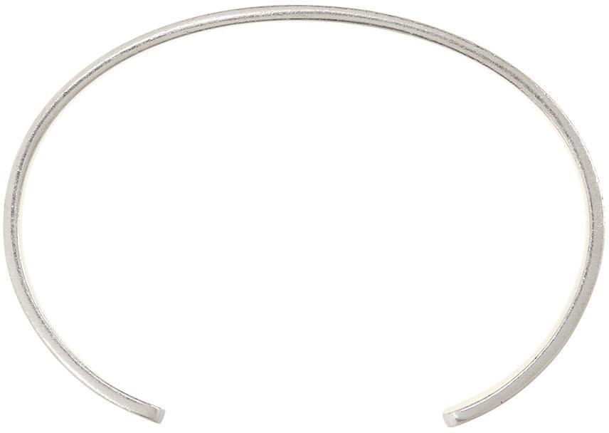 商品MAISON MARGIELA|Silver Palladio Logo Bracelet,价格¥3985,第4张图片详细描述