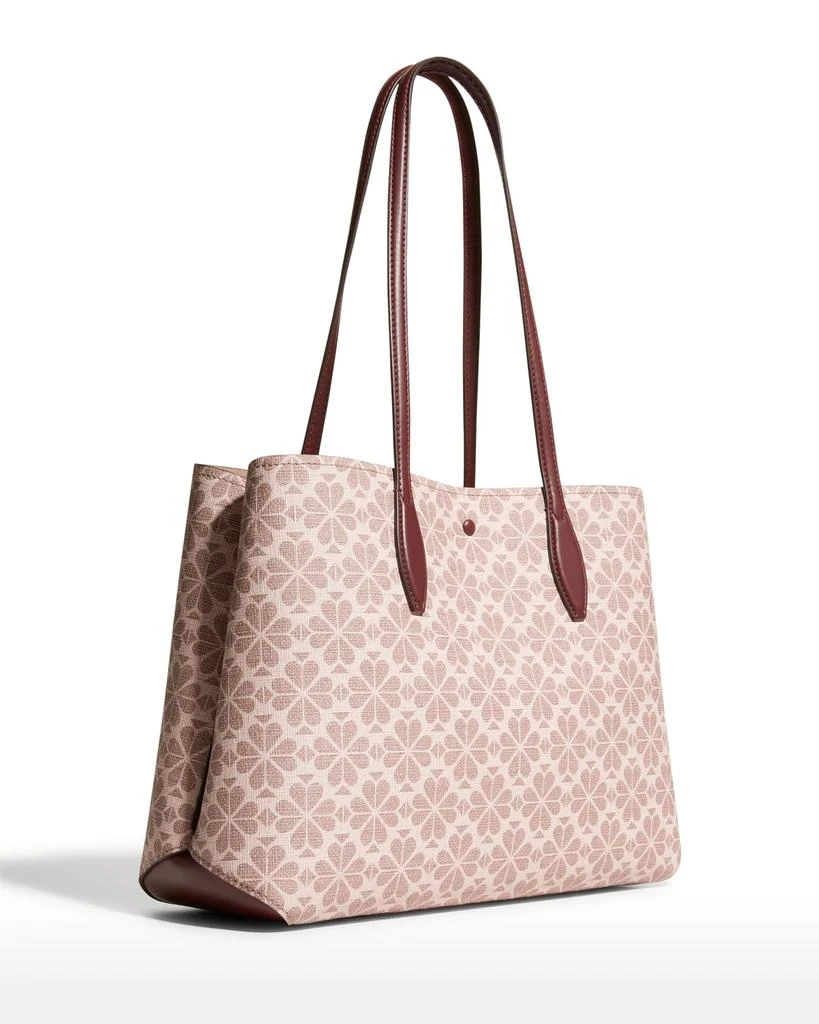 商品Kate Spade|spade flower coated canvas large tote bag,价格¥1180,第4张图片详细描述