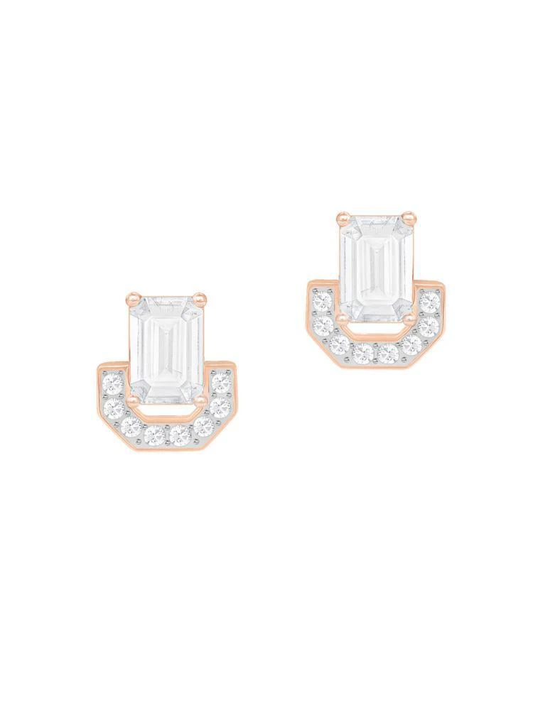 商品Swarovski|Gallery Crystal &amp; 18K Rose Gold-Plated Earrings,价格¥393,第1张图片