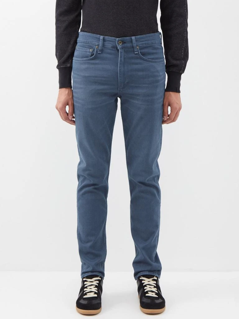 商品Rag & Bone|Fit 2 brushed cotton-blend slim-leg jeans,价格¥1209,第1张图片