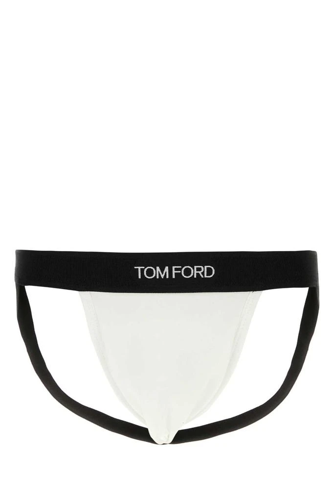 商品Tom Ford|WHITE STRETCH COTTON JOCKSTRAP,价格¥630,第1张图片