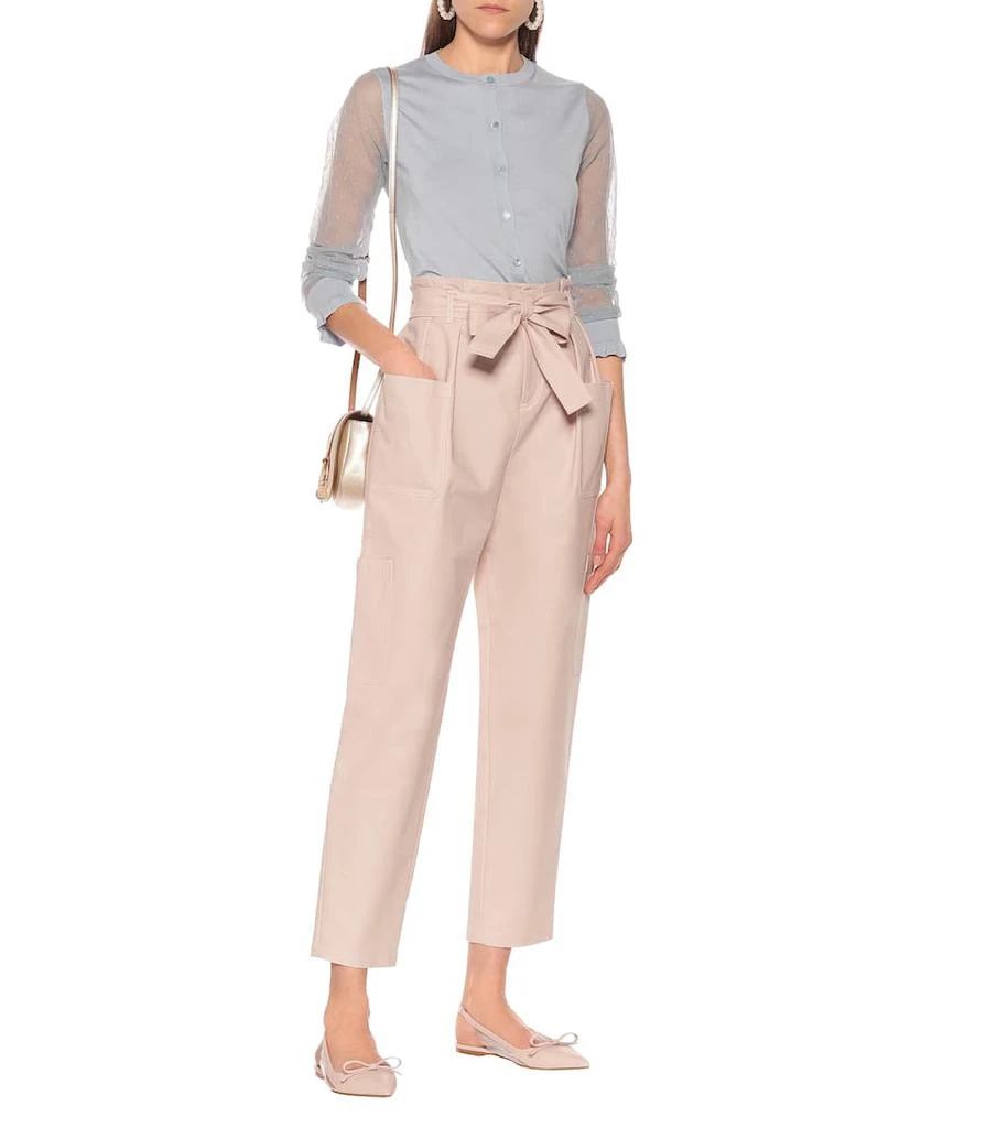 商品RED Valentino|REDValentino弹力棉质高腰裤装,价格¥3099,第2张图片详细描述