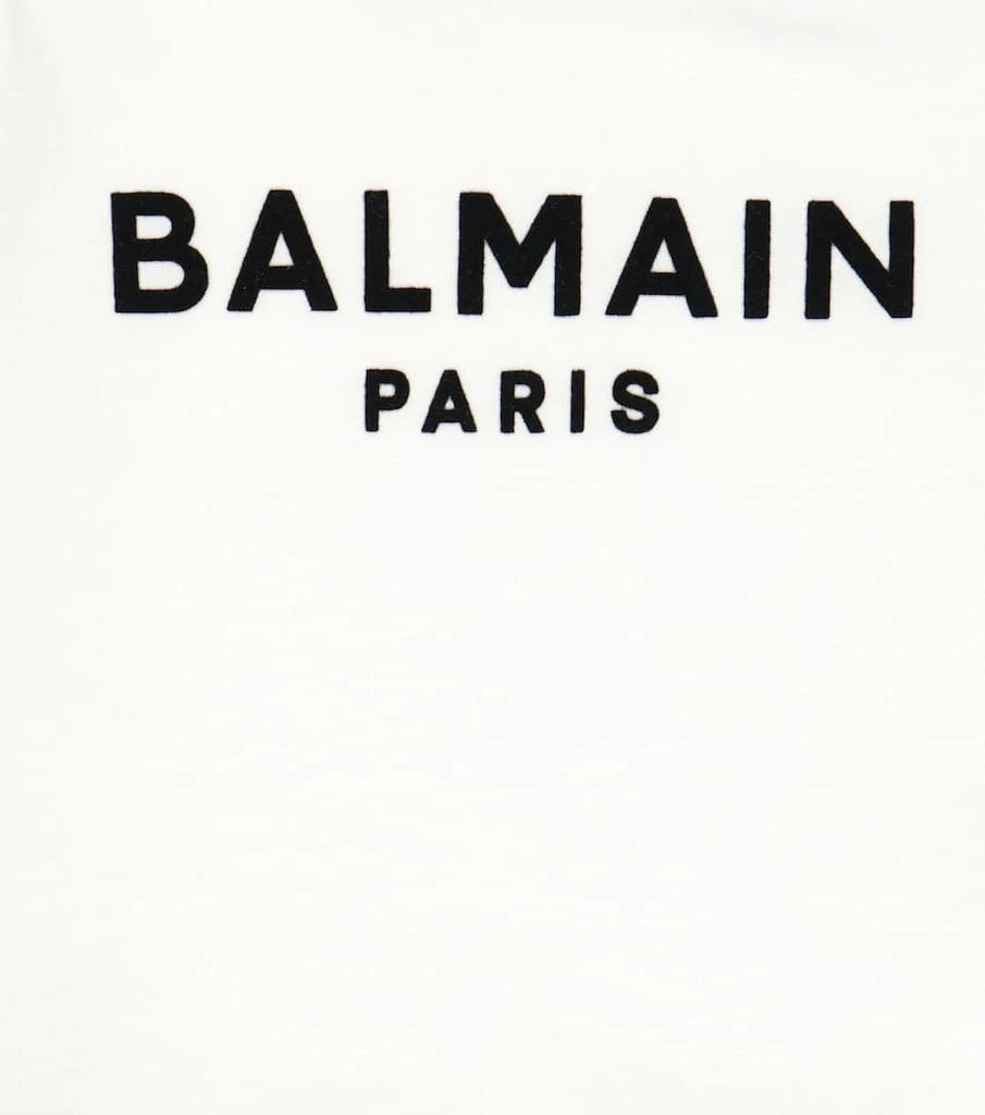 商品Balmain|Baby logo printed T-shirt,价格¥771,第3张图片详细描述