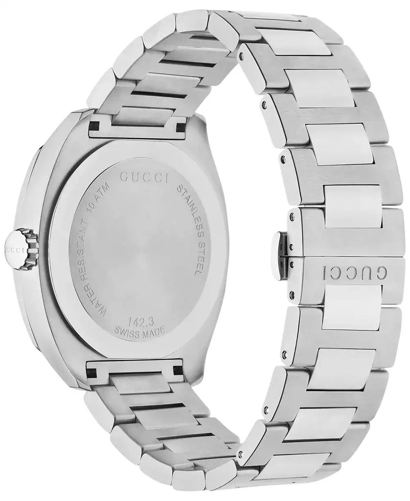 商品Gucci|Men's GG2570 Swiss Stainless Steel Bracelet Watch 41mm YA142303,价格¥12187,第3张图片详细描述