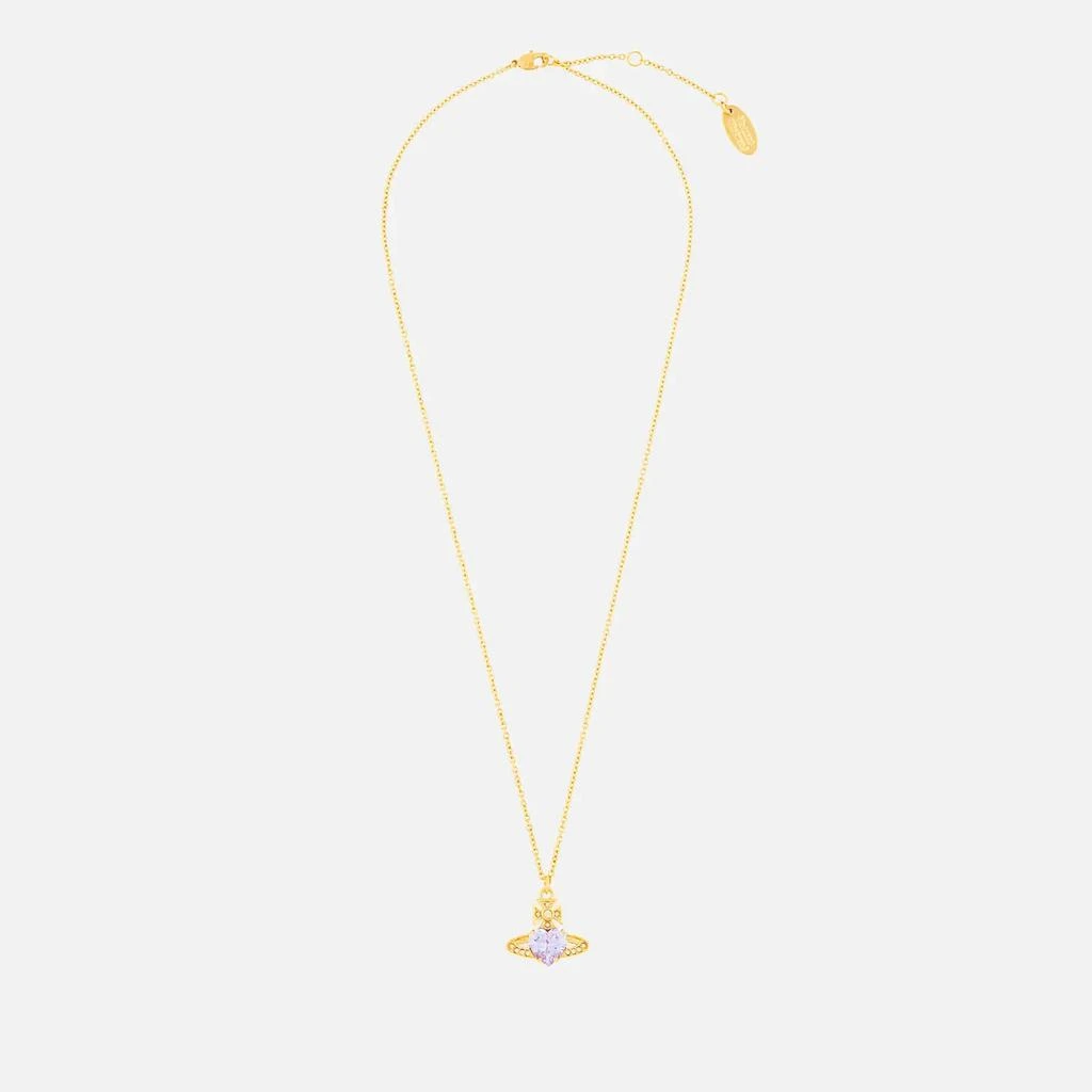 商品Vivienne Westwood|Vivienne Westwood Ariella Gold-Tone Cubic Zirconia Pendant Necklace,价格¥1034,第2张图片详细描述