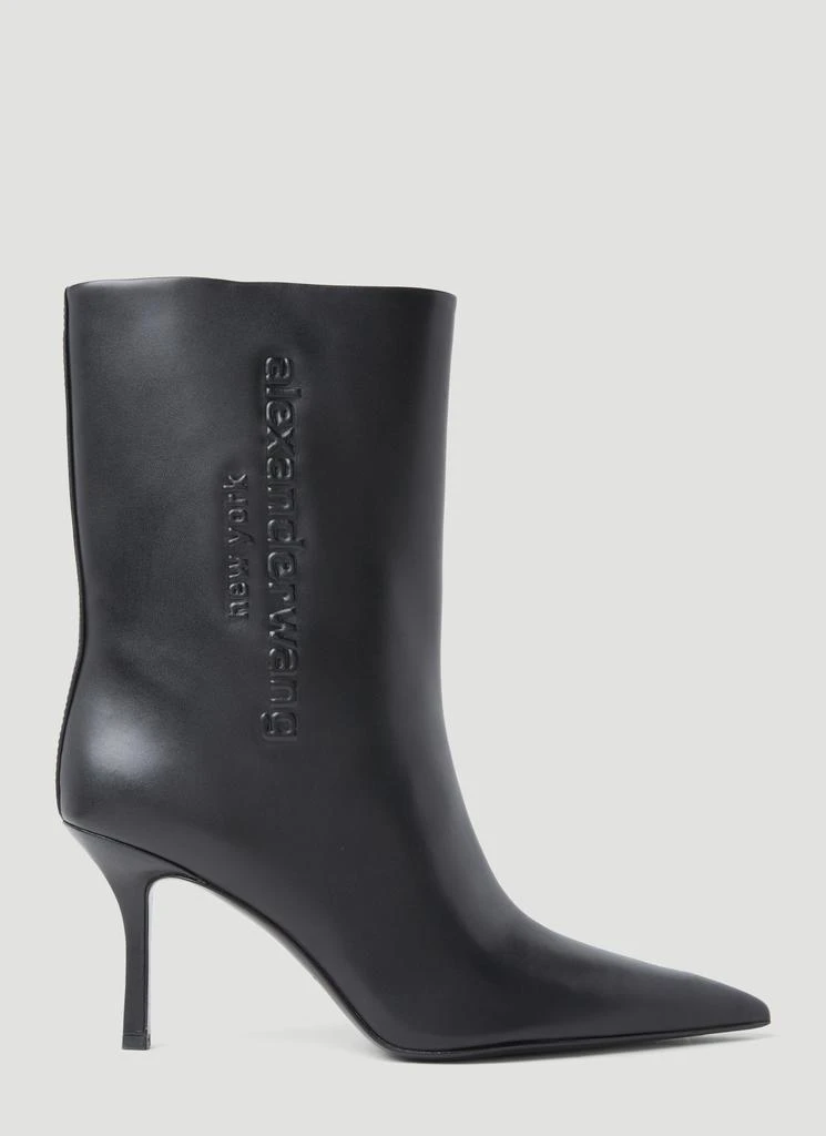 商品Alexander Wang|Delphine Leather Ankle Boots,价格¥3577,第1张图片