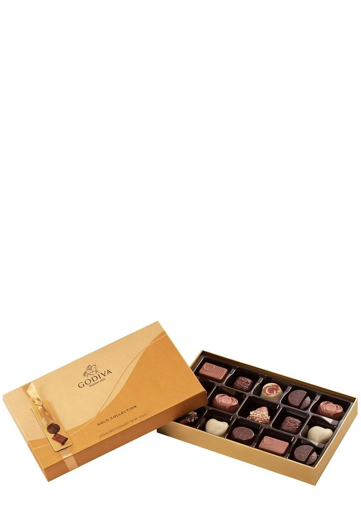 商品Godiva|Gold Collection 15 Piece Chocolate Box 163g,价格¥236,第2张图片详细描述