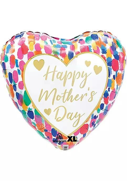 商品LOONBALLOON|Loonballoon Mothers Day Theme Balloon Set Standard Size Heart Shape Mothers Day Satin Colorful Watercolor Balloons And 6X Latex Balloons,价格¥158,第2张图片详细描述