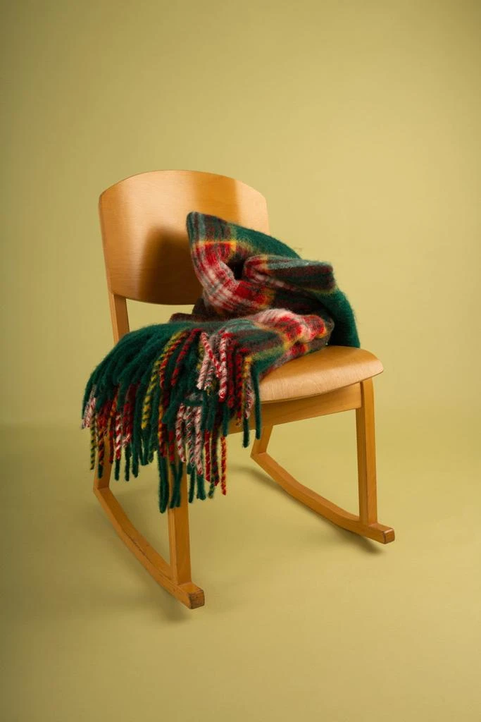 商品Woolrich|Blanket in an Alpaca, Mohair, and Wool Blend - Unisex - Blue,价格¥1065,第1张图片