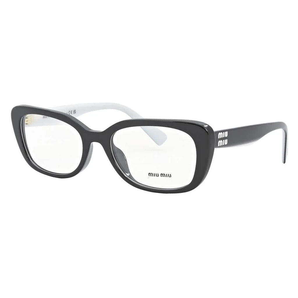 商品Miu Miu|Miu Miu Demo Rectangular Ladies Eyeglasses MU 07VV 10G1O1 55,价格¥988,第3张图片详细描述