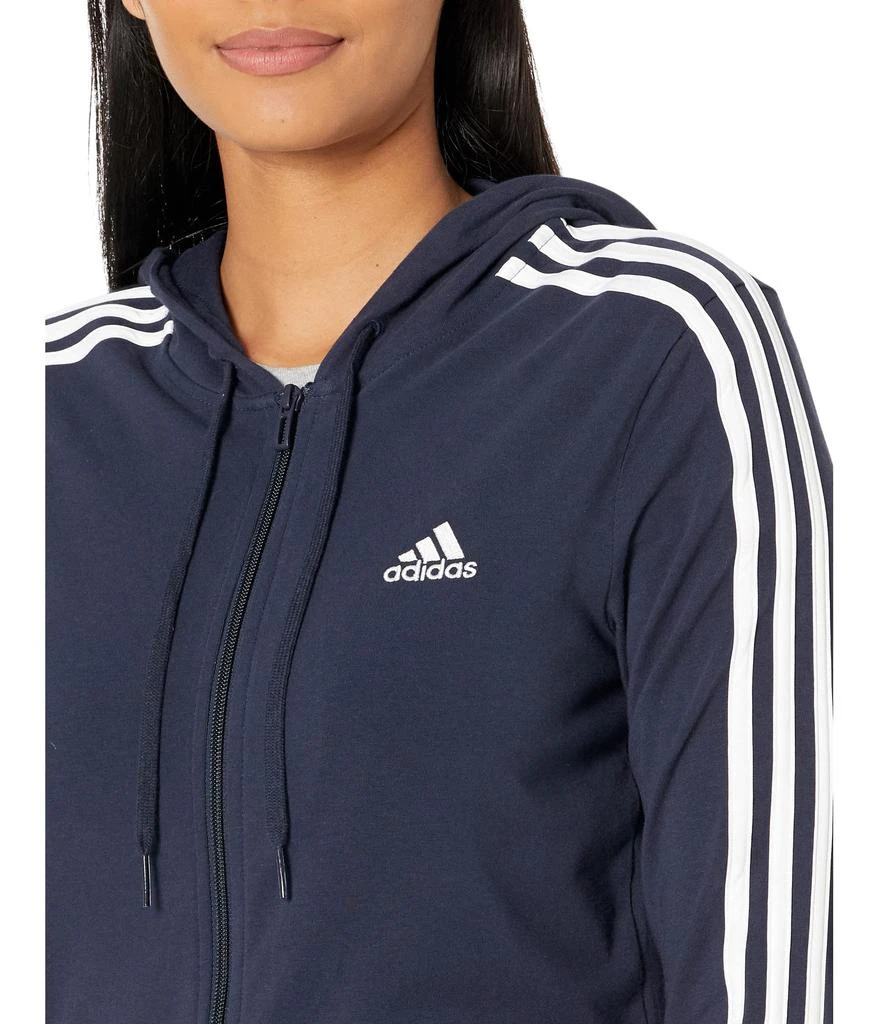 商品Adidas|3-Stripes Single Jersey Full Zip Hoodie,价格¥238,第3张图片详细描述