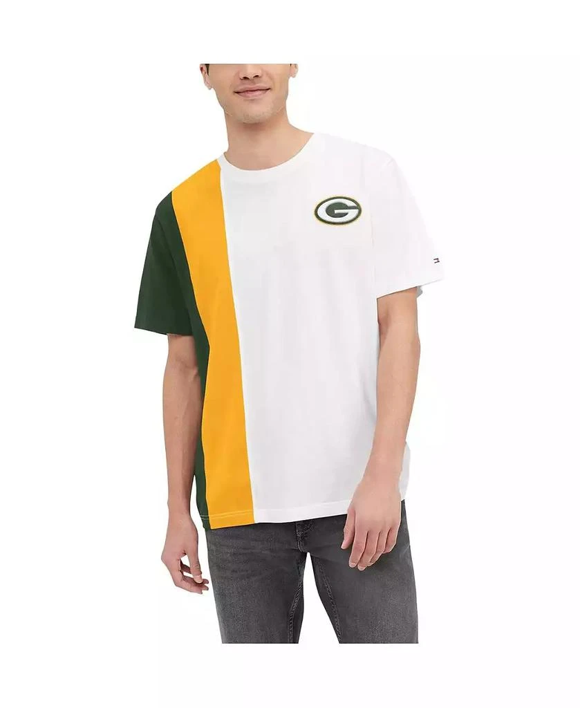 商品Tommy Hilfiger|Men's White Green Bay Packers Zack T-shirt,价格¥269,第1张图片