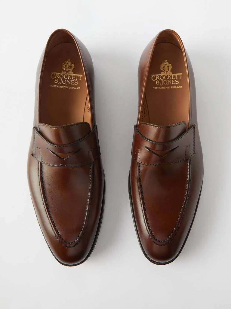 商品Crockett & Jones|Sydney leather loafers,价格¥3189,第3张图片详细描述