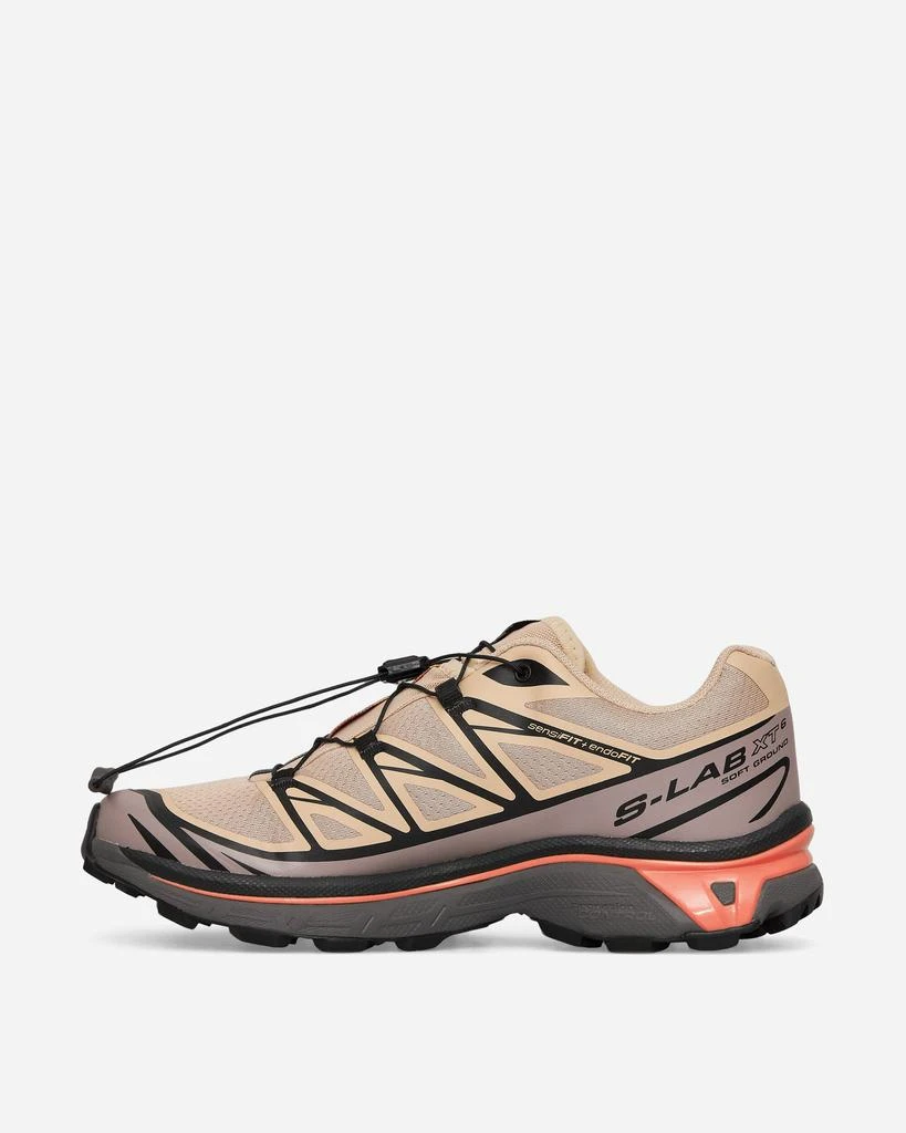 商品Salomon|XT-6 Sneakers Hazelnut / Quail / Living Coral,价格¥714,第3张图片详细描述