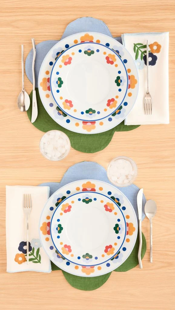 商品Misette|Linen Patchwork Placemats Set of 4,价格¥1781,第2张图片详细描述