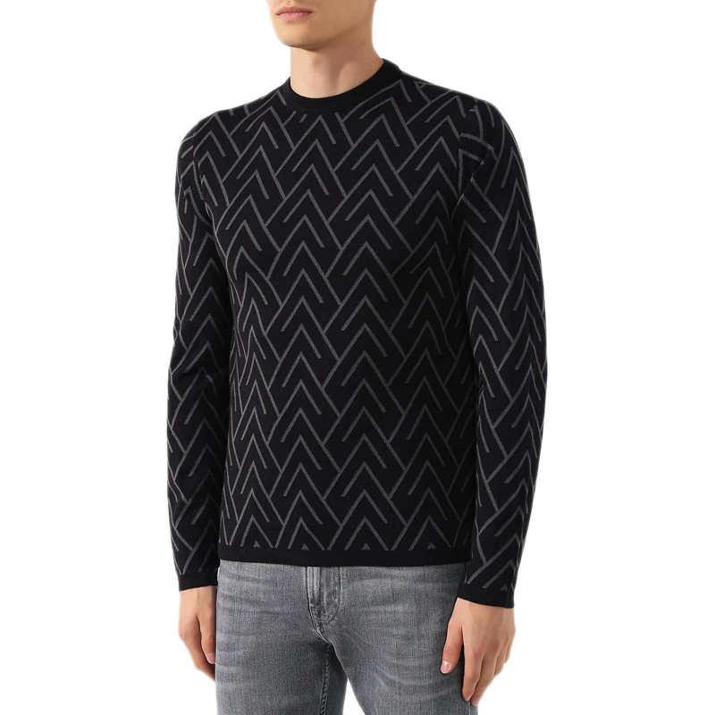 Emporio Armani 安普里奥 阿玛尼 男士深蓝色毛衣 6G1MT1-MTXZ-F925 商品