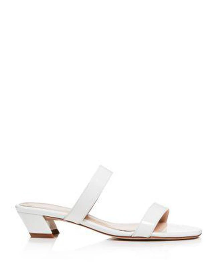 商品Stuart Weitzman|Women's Ava Patent Leather Slide Sandals ,价格¥1474,第2张图片详细描述