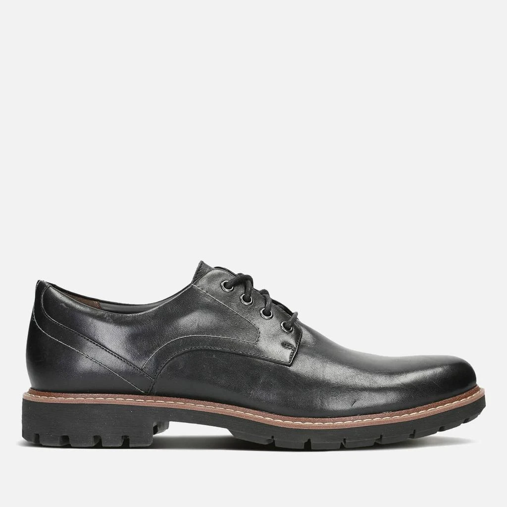 商品Clarks|CLARKS MEN'S BATCOMBE HALL LEATHER DERBY SHOES - BLACK,价格¥389,第1张图片