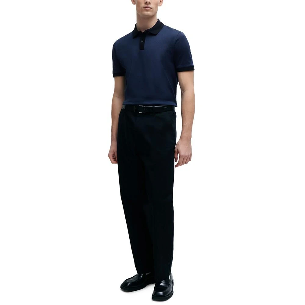 商品Hugo Boss|Men's Structured Polo Shirt,价格¥957,第3张图片详细描述