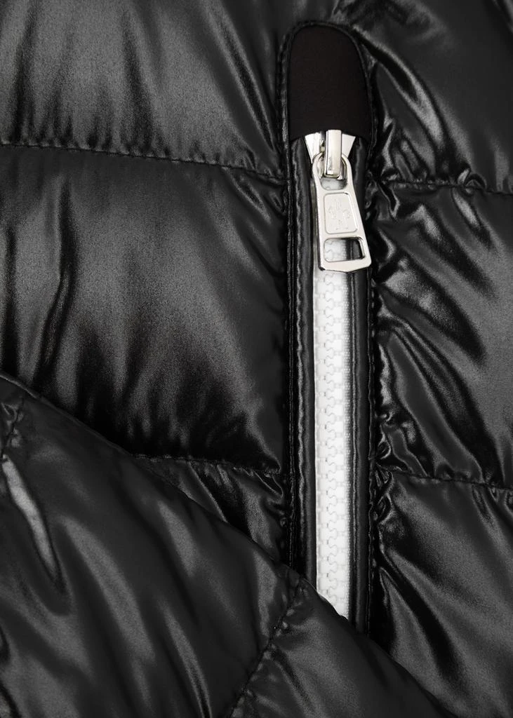 商品Moncler|Galion black hooded quilted shell jacket,价格¥8874,第5张图片详细描述