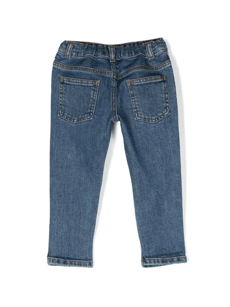 商品Balmain|Blue Jeans With Front Logo,价格¥1862,第2张图片详细描述