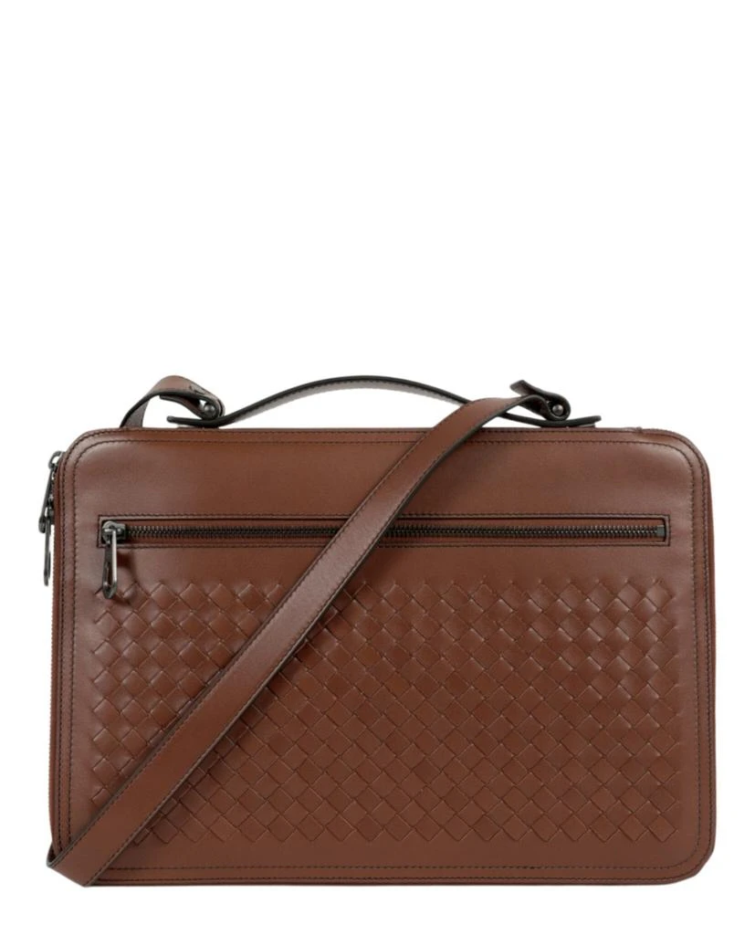 商品Bottega Veneta|Intrecciato Weave Leather Breifcase,价格¥5601,第1张图片